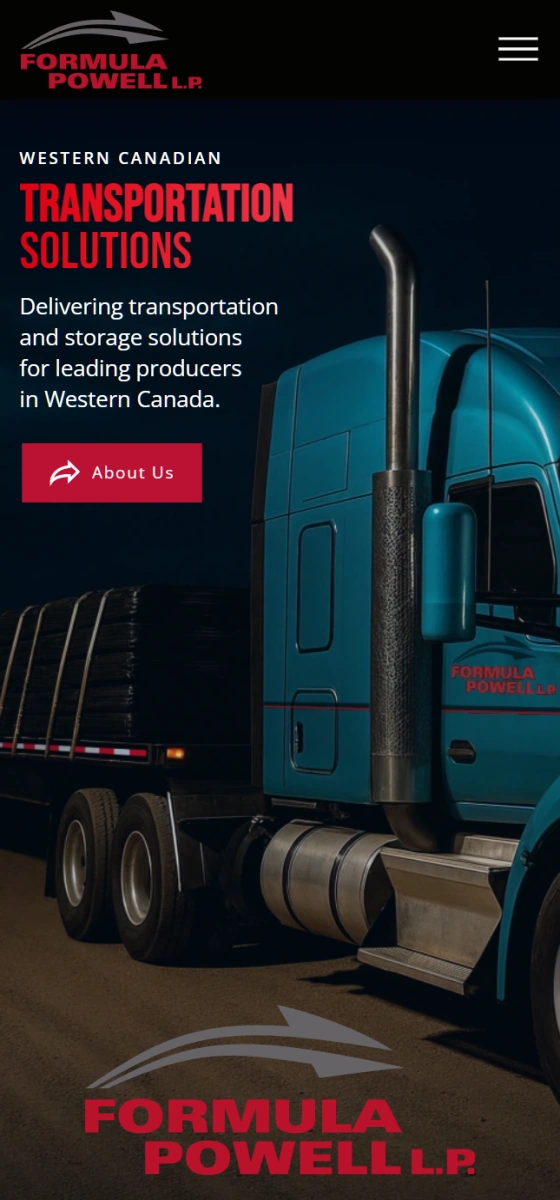 Formula Powell Mobile Website Design