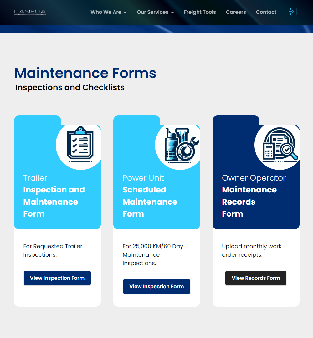 Caneda Web Forms Example