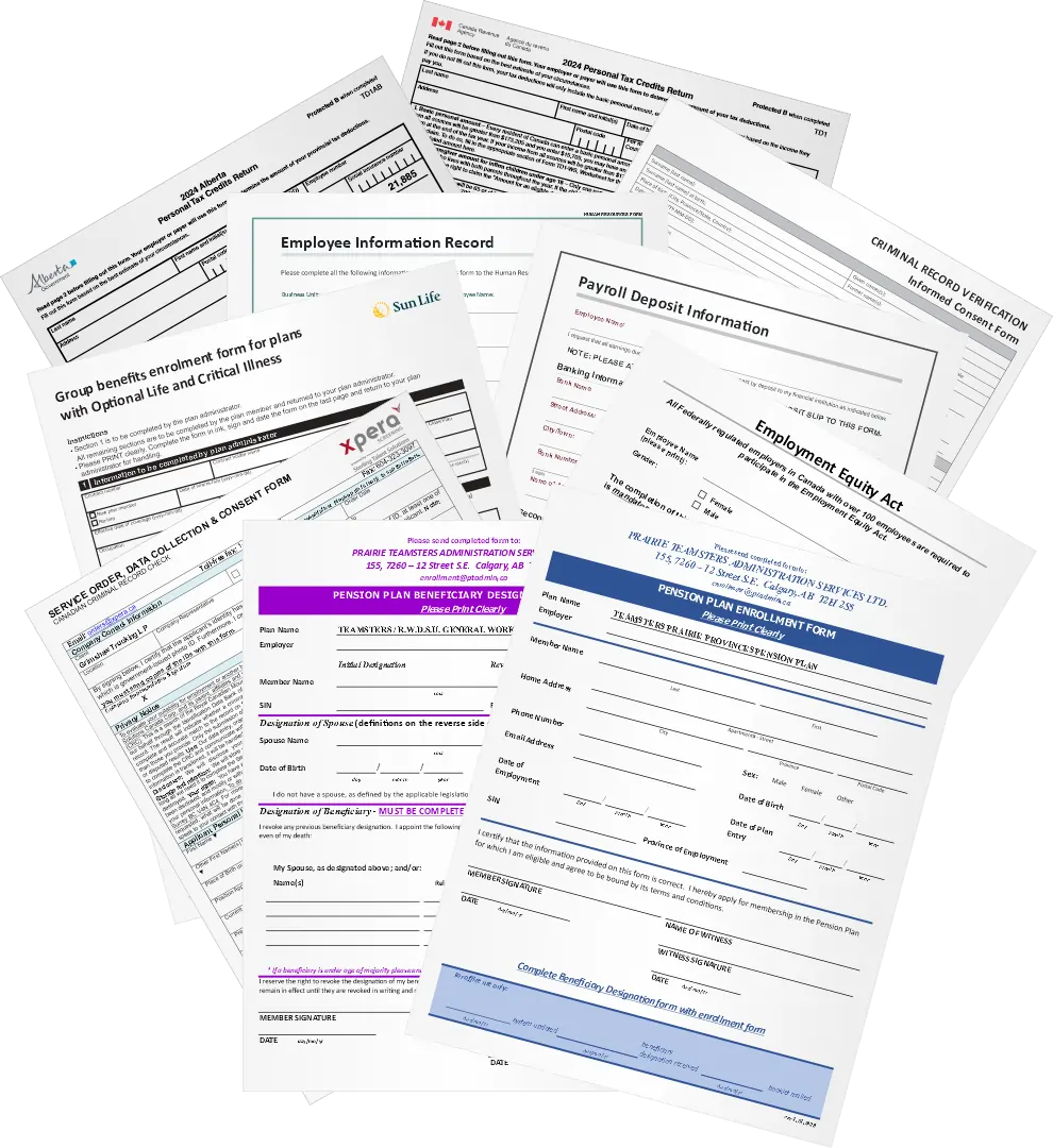 Onboarding PDF Forms